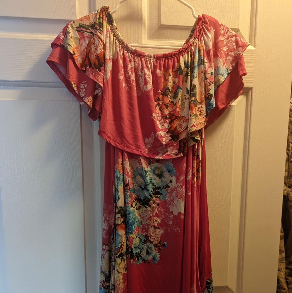 off the should dress